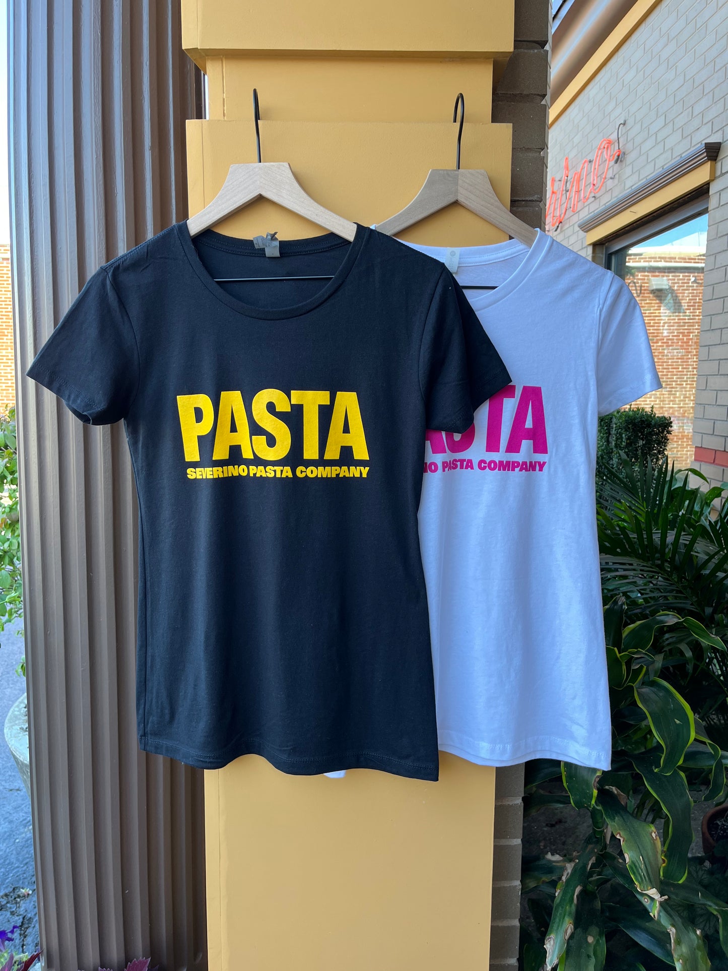 PASTA SHORT SLEEVE T-SHIRT LADIES - BLACK