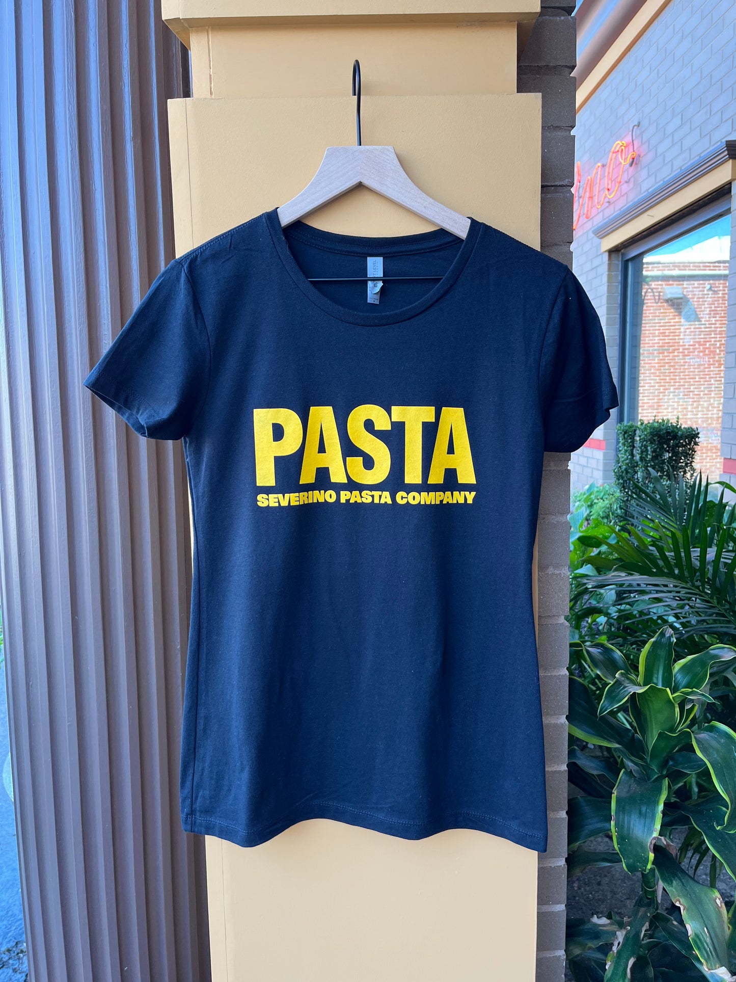 PASTA SHORT SLEEVE T-SHIRT LADIES - BLACK