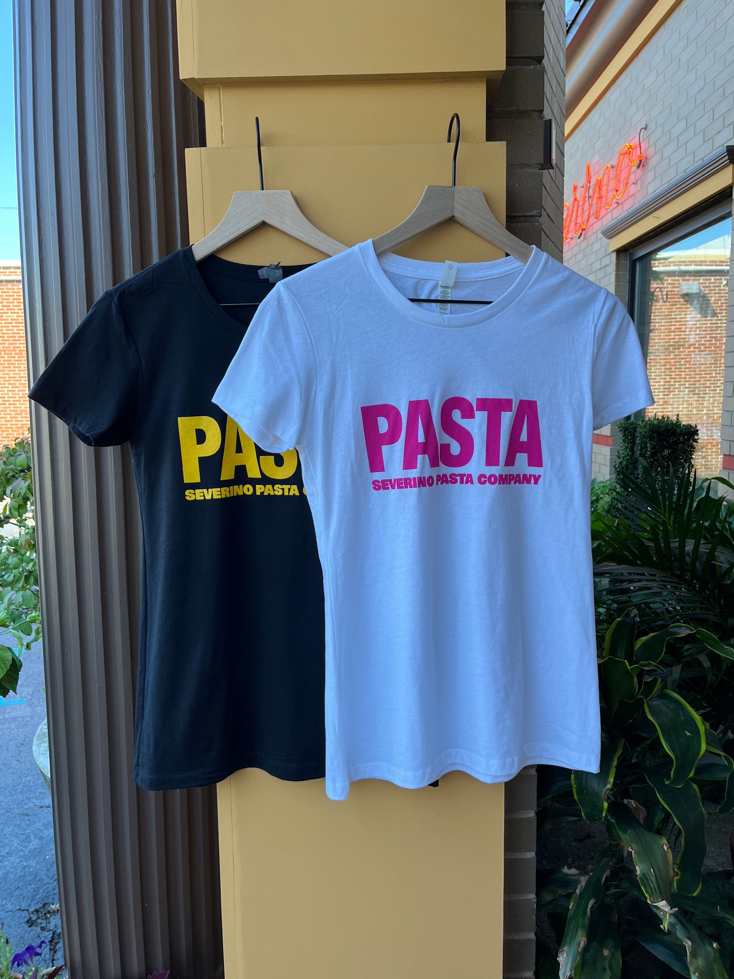 PASTA SHORT SLEEVE T-SHIRT LADIES - WHITE