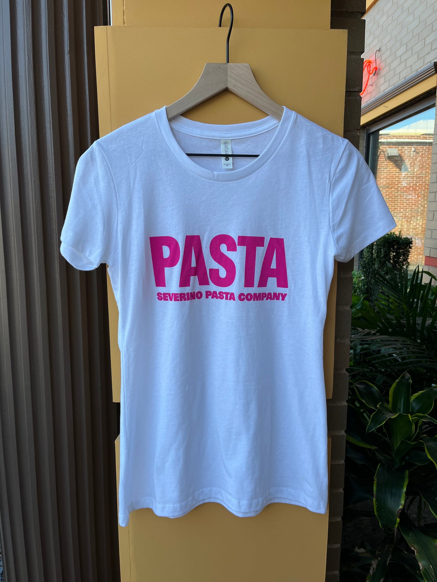 PASTA SHORT SLEEVE T-SHIRT LADIES - WHITE