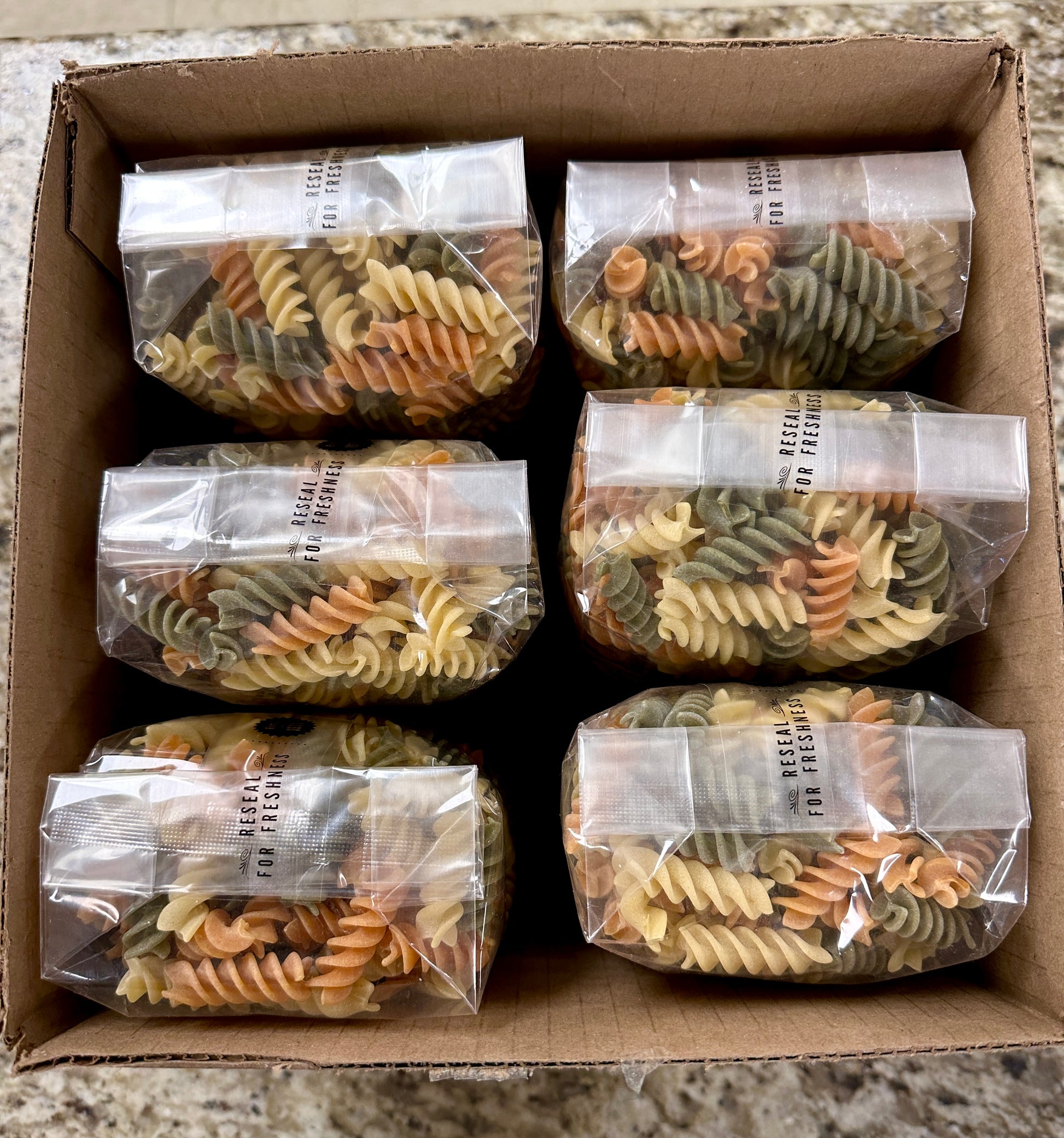TRI-COLOR FUSILLI BUNDLE – Shop Severino Pasta