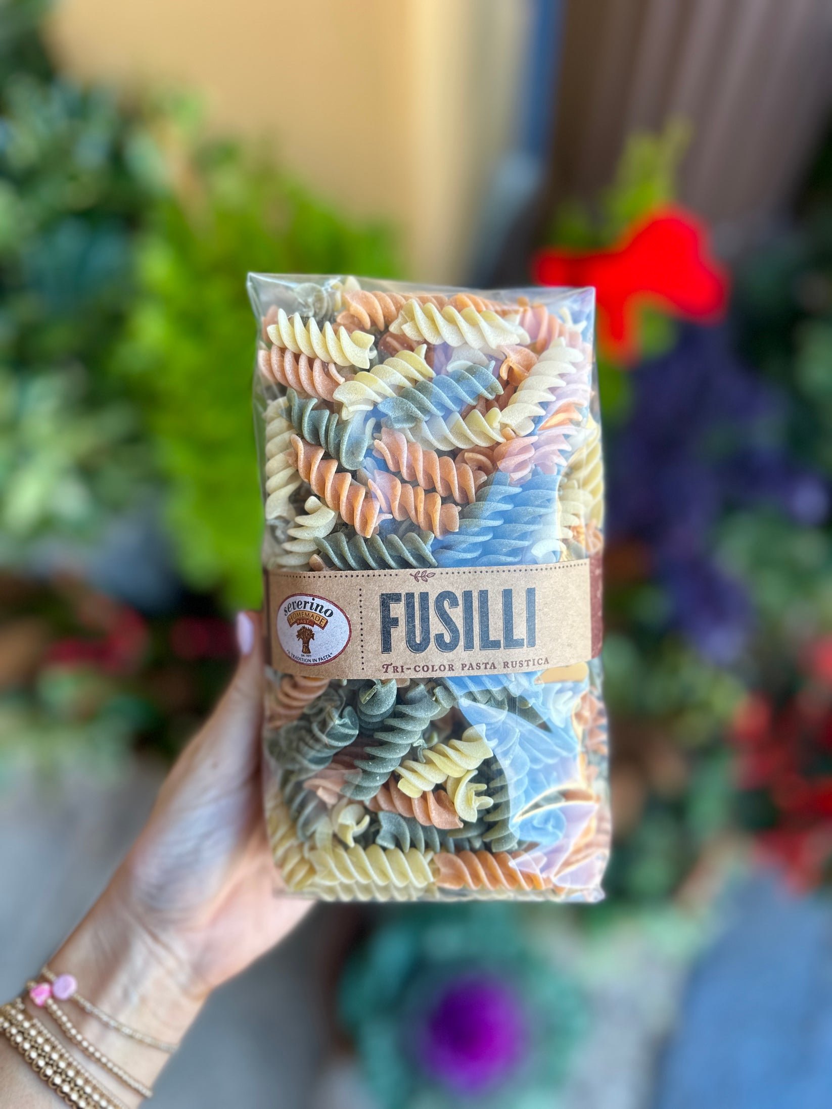 TRI-COLOR FUSILLI BUNDLE – Shop Severino Pasta