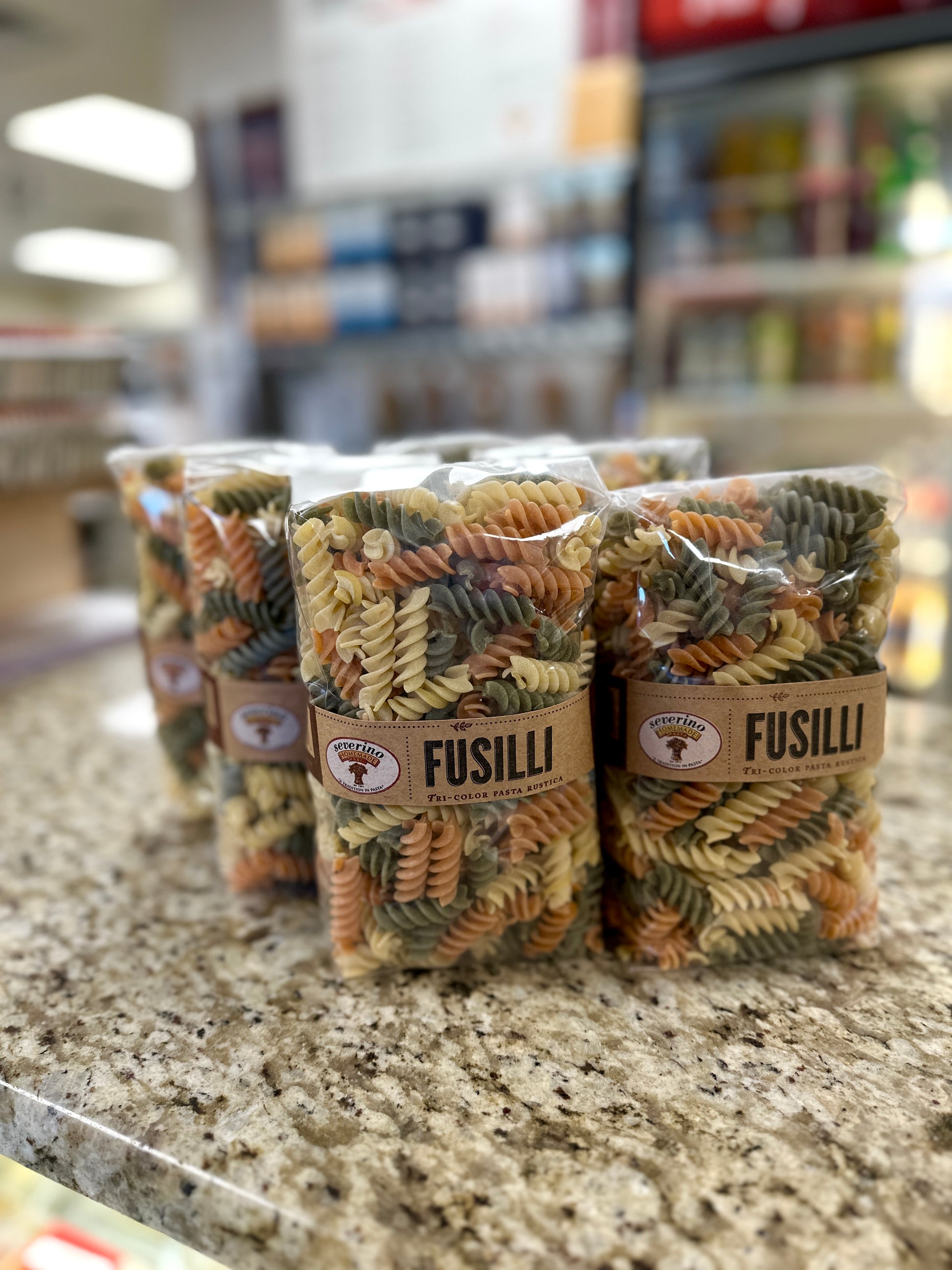 TRI-COLOR FUSILLI BUNDLE – Shop Severino Pasta